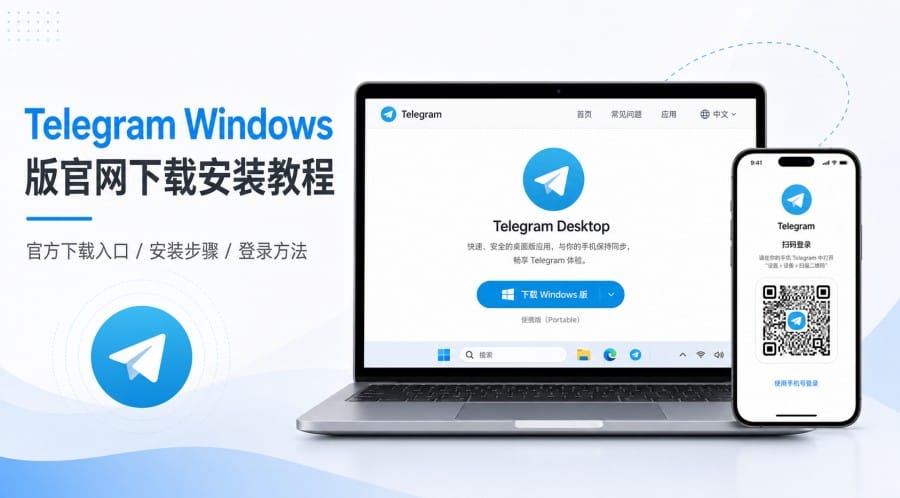 Telegram Windows 版在哪里下载？官网安装步骤和登录方法详解