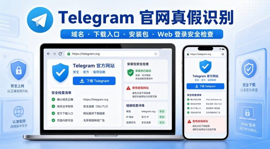 Telegram 官方网站怎么识别真假？