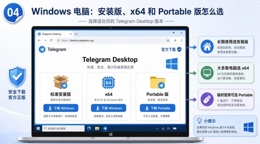 Telegram 官网下载版本怎么选？ - step 3