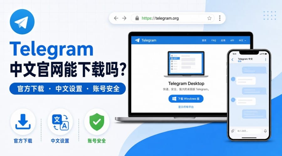 Telegram 中文官网能下载吗?中文用户安全下载与设置教程