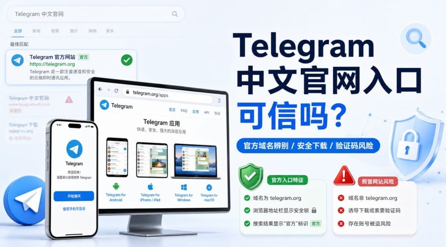 Telegram 中文官网入口可信吗?如何确认是不是官方页面