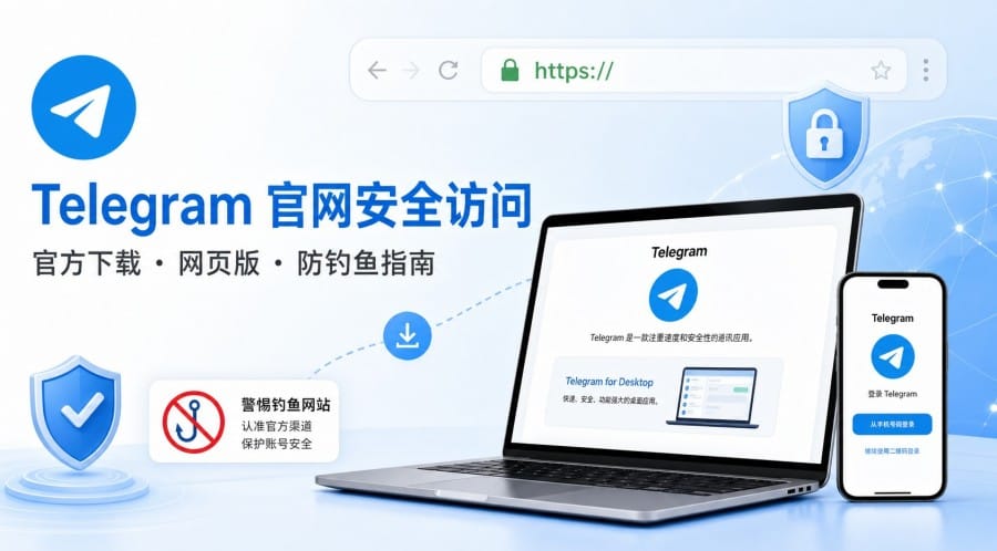Telegram 官网安全访问指南:官方入口、客户端下载与防钓鱼方法