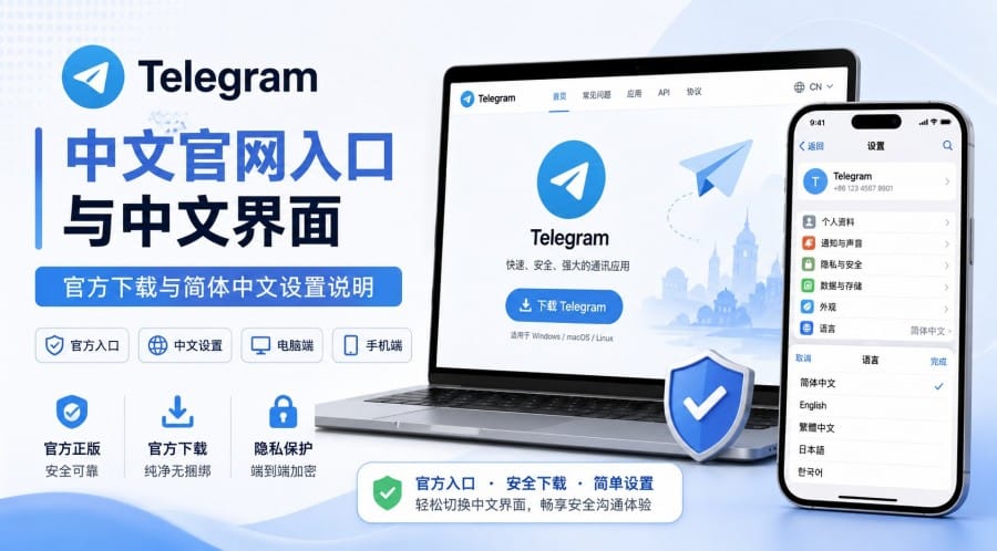 Telegram 中文官网入口与中文界面有什么区别？官方下载与简体中文设置指南