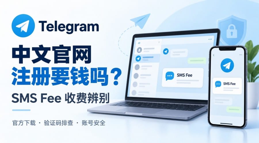 Telegram 中文官网要注册会员吗?注册收费与 SMS Fee 怎么辨别